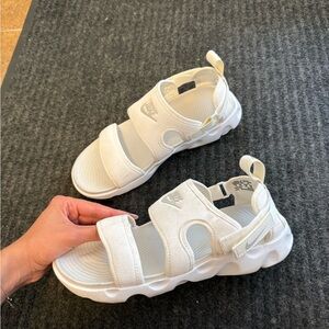 Nike White Sandals